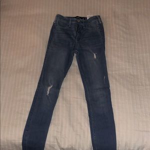 High rise jean legging